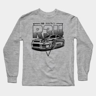 Skyline GTR R34 Long Sleeve T-Shirt